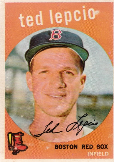 TED LEPCIO 1959 TOPPS CARD #348