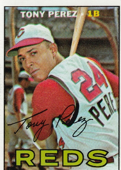TONY PEREZ 1967 TOPPS CARD #476