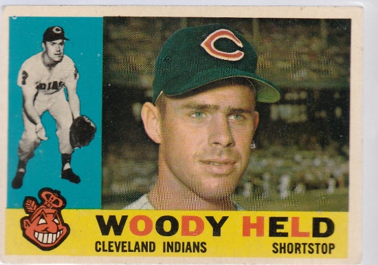 WOODY HELD 1960 TOPPS CARD #178
