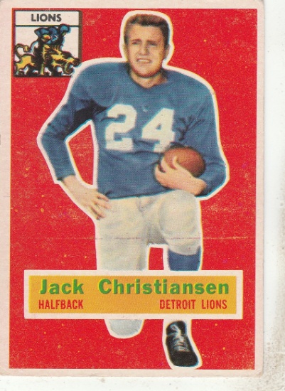 JACK CHRISTIANSEN 1956 TOPPS CARD #20