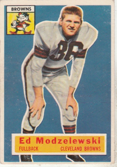 ED MODZELEWSKI 1956 TOPPS CARD #117