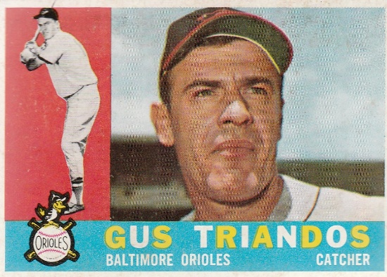 GUS TRIANDOS 1960 TOPPS CARD #60