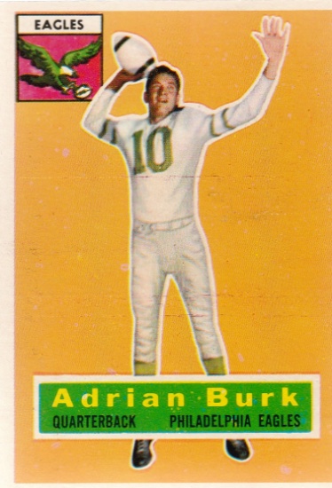 ADRIAN BURK 1956 TOPPS CARD #62