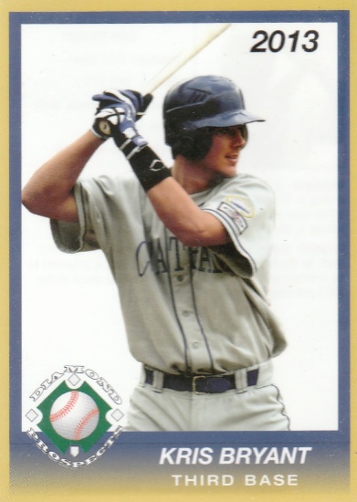 KRIS BRYANT 2013 DIAMOND PROSPECTS CARD