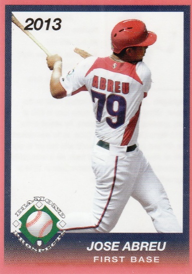 JOSE ABREU 2013 DIAMOND PROSPECTS CARD