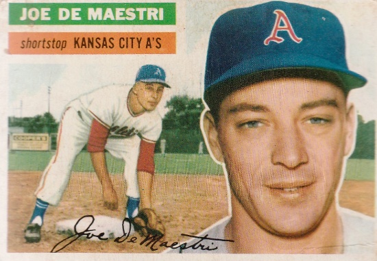 JOE DE MAESTRI 1956 TOPPS CARD #161