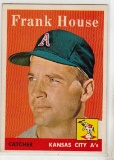FRANK HOUSE 1958 TOPPS CARD #318