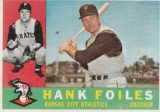 HANK FOILES 1960 TOPPS CARD #77