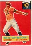 NORM VAN BROCKLIN 1956 TOPPS CARD #6