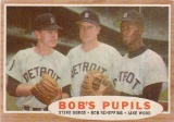 1962 TOPPS CARD #72 BOB'S PUPILS / TIGERS