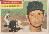 EDDIE MIKSIS 1956 TOPPS CARD #285