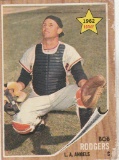 BOB RODGERS 1962 TOPPS ROOKIE CARD #431
