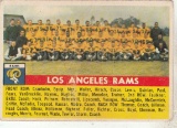 LOS ANGELES RAMS 1956 TOPPS TEAM CARD #114
