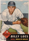 BILLY LOES 1953 TOPPS CARD #174