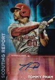 TOMMY PHAM 2016 TOPPS SCOUTING REPORT AUTOGRAPH CARD