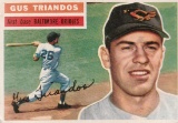 GUS TRIANDOS 1956 TOPPS CARD #80