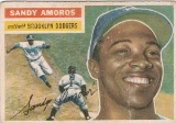 SANDY AMOROS 1956 TOPPS CARD #42