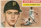 EDDIE O'BRIEN 1956 TOPPS CARD #116