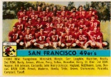 SAN FRANCISCO 49ERS 1956 TOPPS TEAM CARD #26