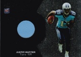 JUSTIN HUNTER 2013 TOPPS CHROME ROOKIE JERSEY CARD