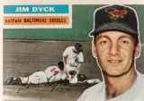 JIM DYCK 1956 TOPPS CARD #303
