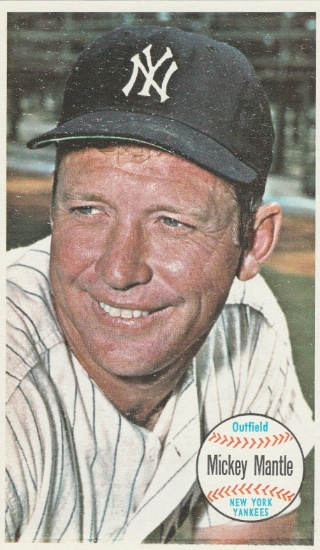 MICKEY MANTLE 1964 TOPPS GIANT CARD #25