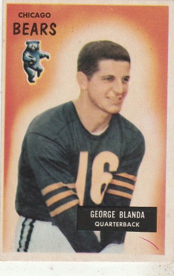 GEORGE BLANDA 1955 BOWMAN CARD #62