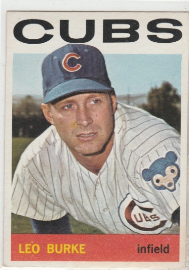 LEO BURKE 1964 TOPPS CARD #557 HIGH NUMBER