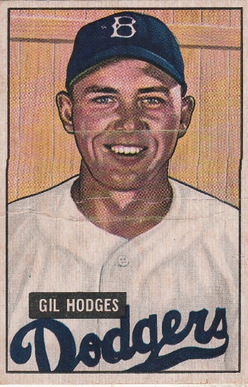 GIL HODGES 1951 BOWMAN CARD #7