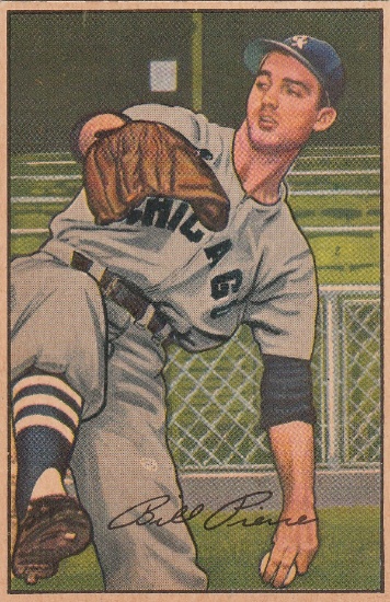 BILLY PIERCE 1952 BOWMAN CARD #54