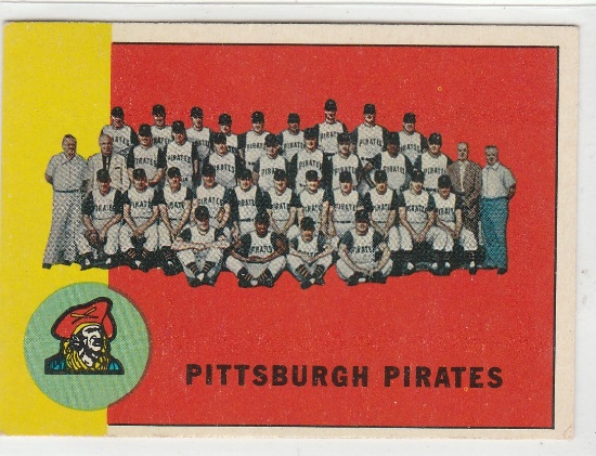 PITTSBURGH PIRATES 1963 TOPPS TEAM CARD #151 / CLEMENTE