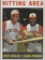 1964 TOPPS CARD #162 HITTING AREA / REDS / VADA PINSON`