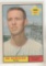 ED HOBAUGH 1961 TOPPS ROOKIE CARD #129