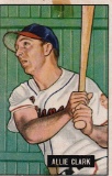 ALLIE CLARK 1951 BOWMAN CARD #29