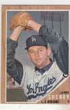 LARRY SHERRY 1962 TOPPS CARD #435