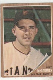 MIKE MCCORMICK 1962 TOPPS CARD #107