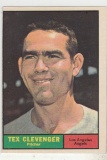TEX CLEVENGER 1961 TOPPS CARD #291