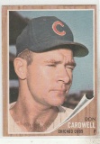 DON CARDWELL 1962 TOPPS CARD #495