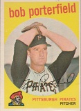 BOB PORTERFIELD 1959 TOPPS CARD #181