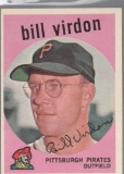 BILL VIRDON 1959 TOPPS CARD #190