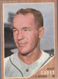 ANDY CAREY 1962 TOPPS CARD #418