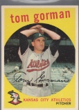 TOM GORMAN 1959 TOPPS CARD #449
