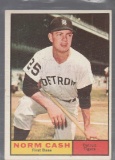 NORM CASH 1961 TOPPS CARD #95