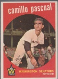 CAMILO PASCUAL 1959 TOPPS CARD #413