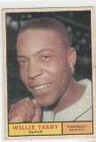 WILLIE TASBY 1961 TOPPS CARD #458