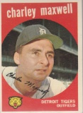 CHARLEY MAXWELL 1959 TOPPS CARD #481
