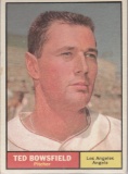 TED BOWSFIELD 1961 TOPPS CARD #216