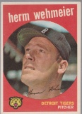 HERM WEHMEIER 1959 TOPPS CARD #421