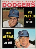 1964 TOPPS CARD #456 DODGERS ROOKIE STARS / PARKER