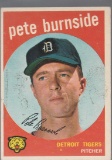 PETE BURNSIDE 1959 TOPPS CARD #354